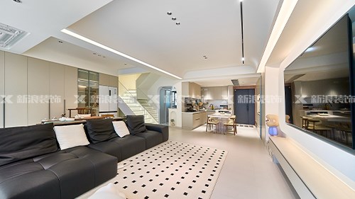 19w搞定125㎡現(xiàn)代奶油復(fù)式，顏值+實用+省錢|長沙全屋整裝