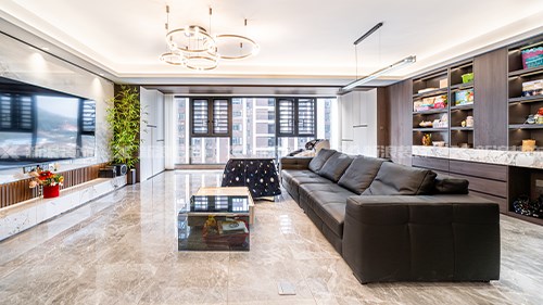 181m²意式輕奢大平層，主臥隔斷設(shè)計(jì)絕了|長沙全屋整裝