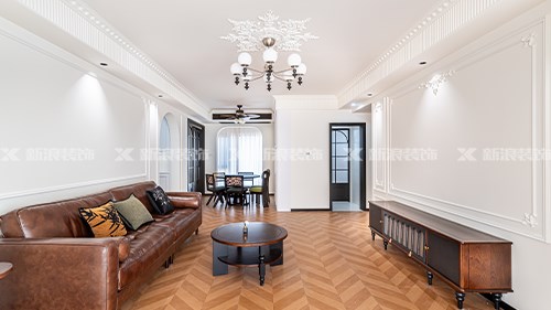 長沙128m²法式復(fù)古宅 19w全包落地，美翻|長沙全屋整裝