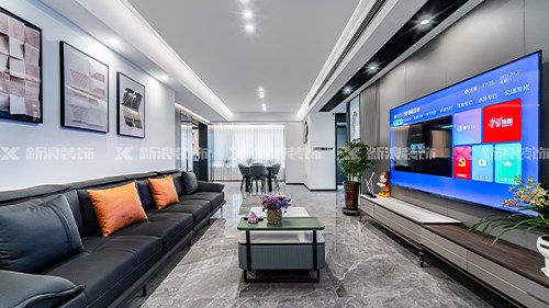 152m²現(xiàn)代簡(jiǎn)約黑系住宅 打造高級(jí)感天花板|長(zhǎng)沙全屋整裝
